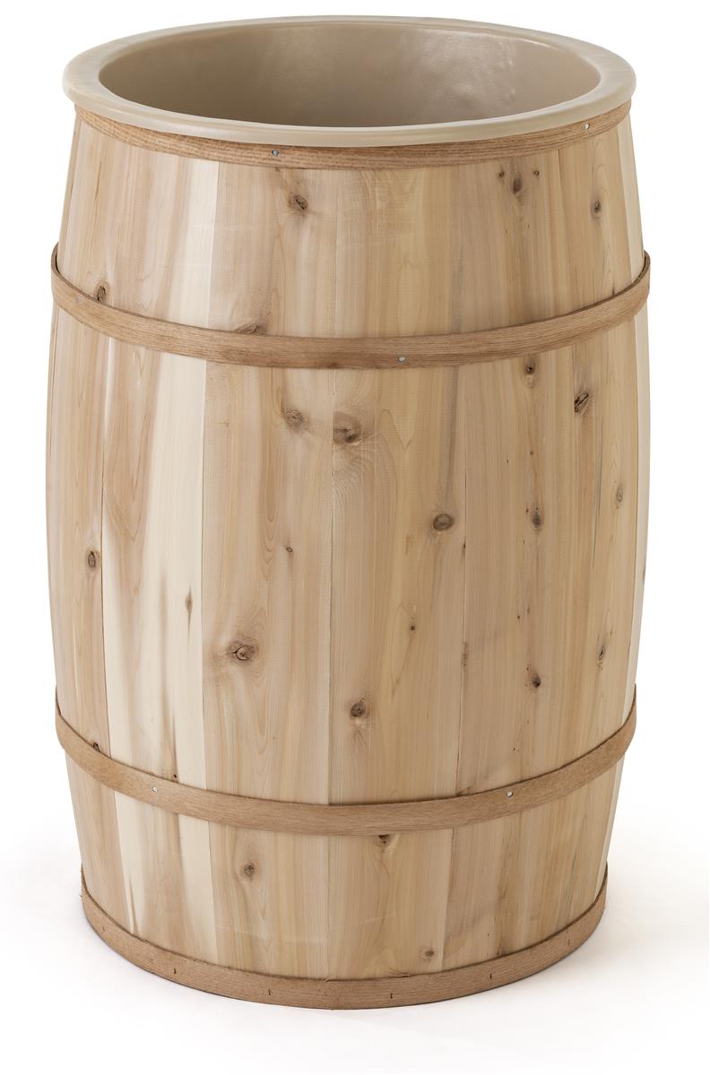 Food Grade Cedar Barrel Removable Plastic Liner