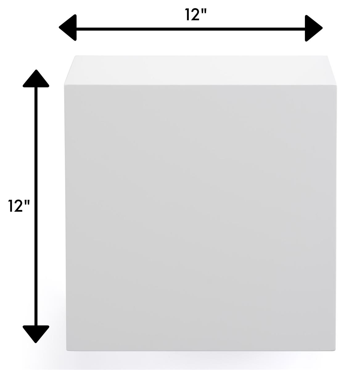 Cube Pedestal Wall Display Sleek Floating Shelf Design