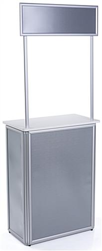 Lightweight Promotional Counter with Locking Door