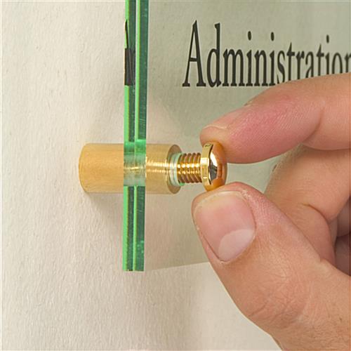 Wall Fittings: Through Standoffs
