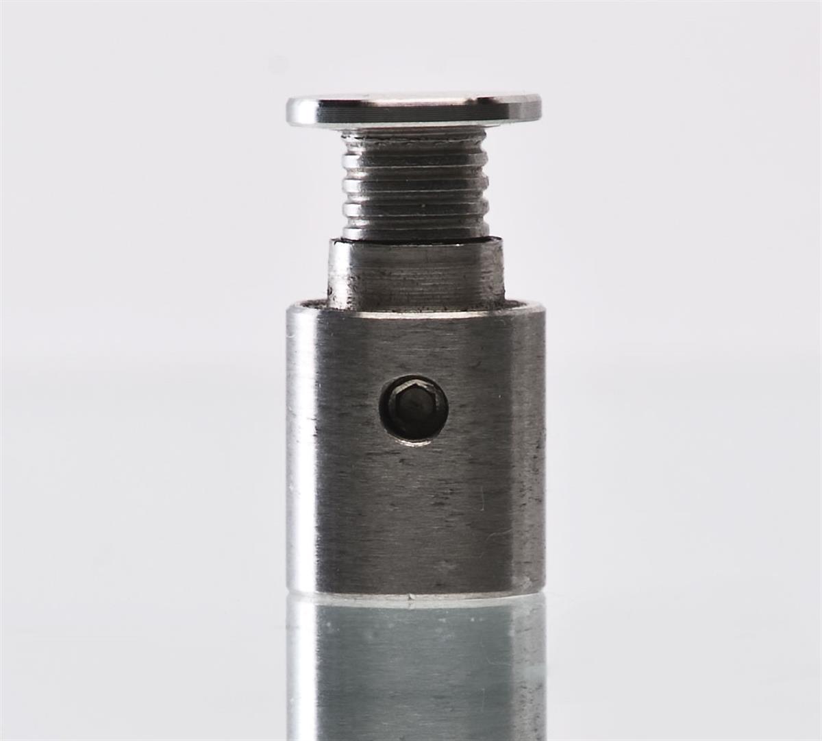 Sign Standoff 9/16 x 6/16 Silver Stainless Steel Through Grip