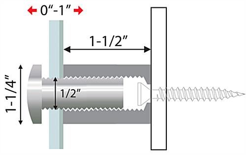 Standoffs Sign-Mounting Projects | 1.25