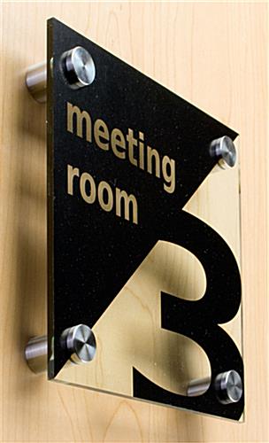 Standoffs: For Wall Mounted Signage