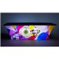 8ft custom stretch LED table cover replacement graphic with vibrant high quality printing