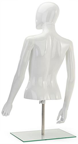 Details about   TABLE TOP MANNEQUIN WITH STAND FEMALE TORSO 24"-41" SEVEN CONTINENTS MANNEQUIN 