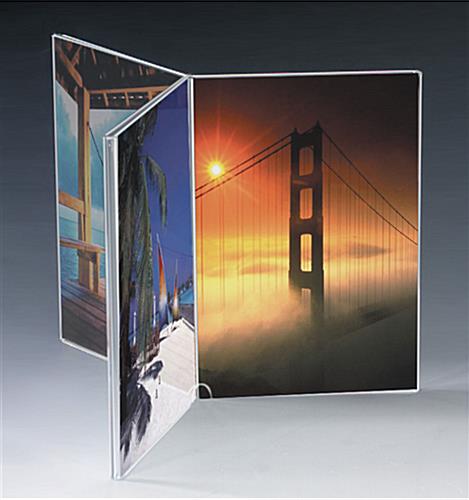 Acrylic Table Tent Showcases 5 x 7 Photos