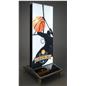 Solar Light Box Banner Stand with 39.6 lb Base