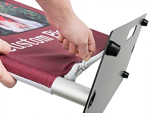 Custom Fabric Banner Stand with Zipper