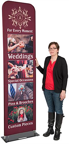 7.5' Tall Custom Fabric Banner Stand