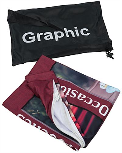 Custom Fabric Banner Stand with Dye-Sub Printing