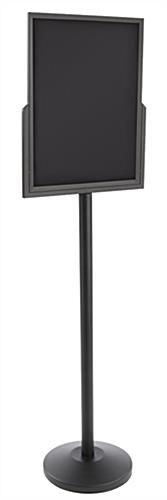 Black Sign Mounting Stanchion 