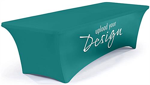 Elastic Fitted Tablecloth View of Dye Sublimation