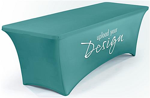 6' Spandex Table Cloth with View of Dye Sublimination