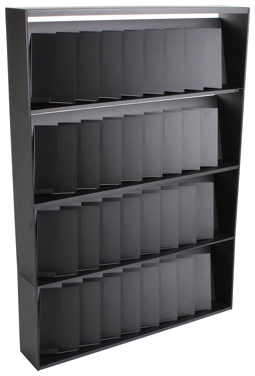 This Black Magazine Rack is Perfect for Retail Stores! This Display has