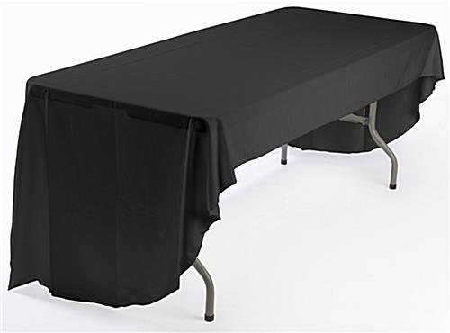 6' Printed Table Throw | Custom Cover with 1 Color Imprint