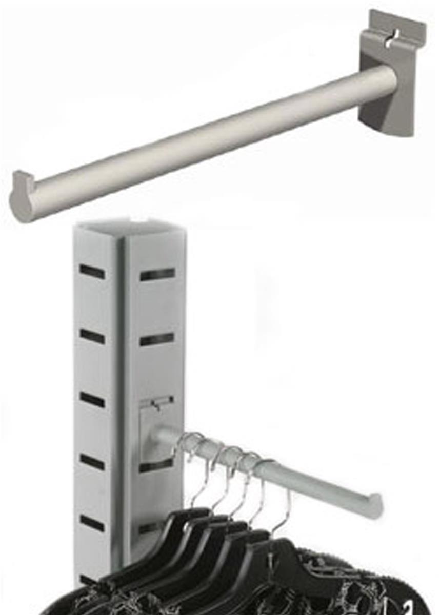 10 Inch Garment Hanger Slatwall Clothing Support Rail