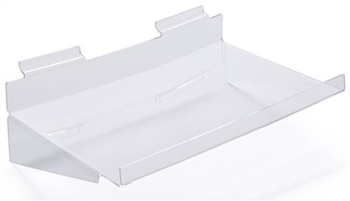 Durable Acrylic Slatwall Shelf