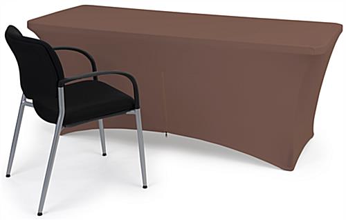 6 foot fitted spandex table covers