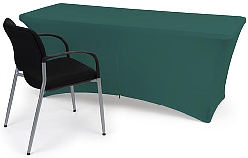 Fitted spandex table covers with heavy duty material
