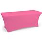 Vibrant pink fitted spandex table covers