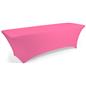 Pink fitted spandex table covers