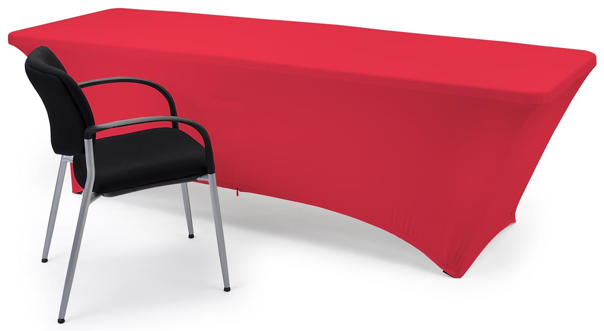Fitted Spandex Table Covers 4’, 6’, or 8’ Stretch Cloths