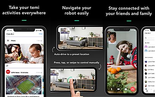 Personal assistant robot with easy management from smartphone