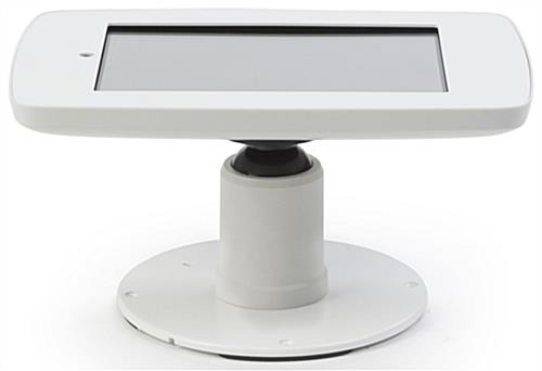 Portrait or Landscape White iPad Checkout Stand