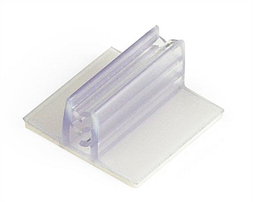 Sale On White Plastic Price Tag Holders w/ Adhesive