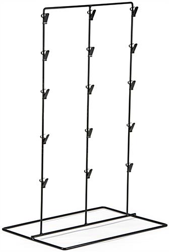 Clip Rack with 15 Hooks