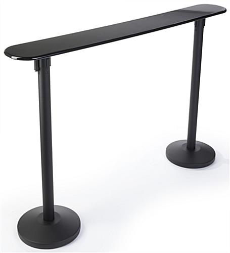Writing Table with 2 Post Mounts for Waiting in Line