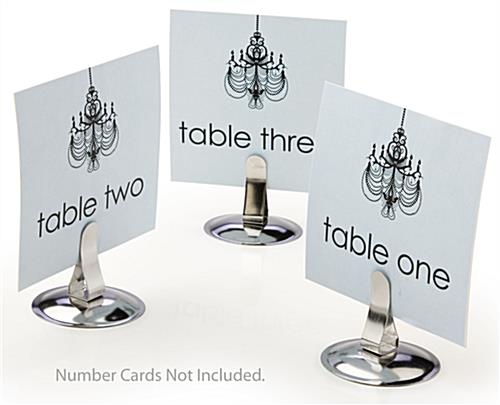 Base Table Numbers Holder Place Card Clamps Stand Photos Clips Picture Frame 