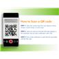 Custom printed decals with QR code for easy smartphone use