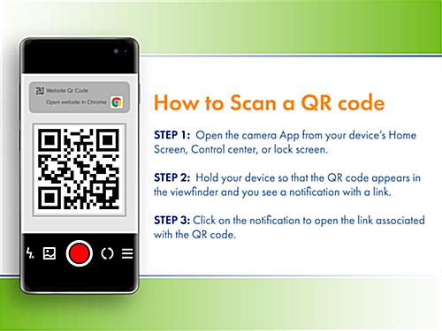Custom QR code stickers with compatibility for smartphone devices