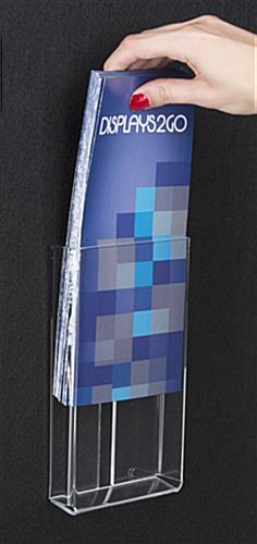 Brochure Holder with Single Pocket Design