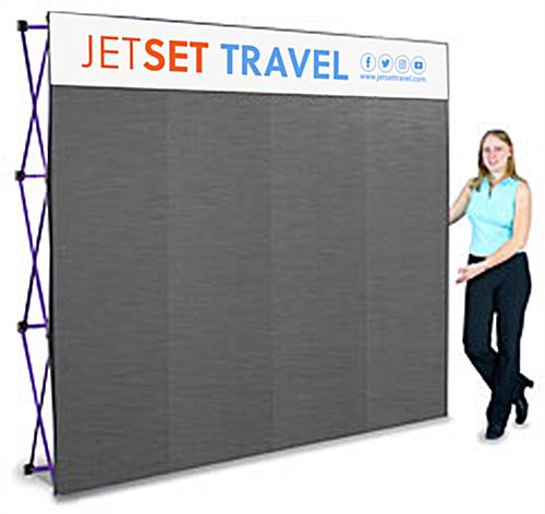 Exhibition pop up stand with 10 foot height