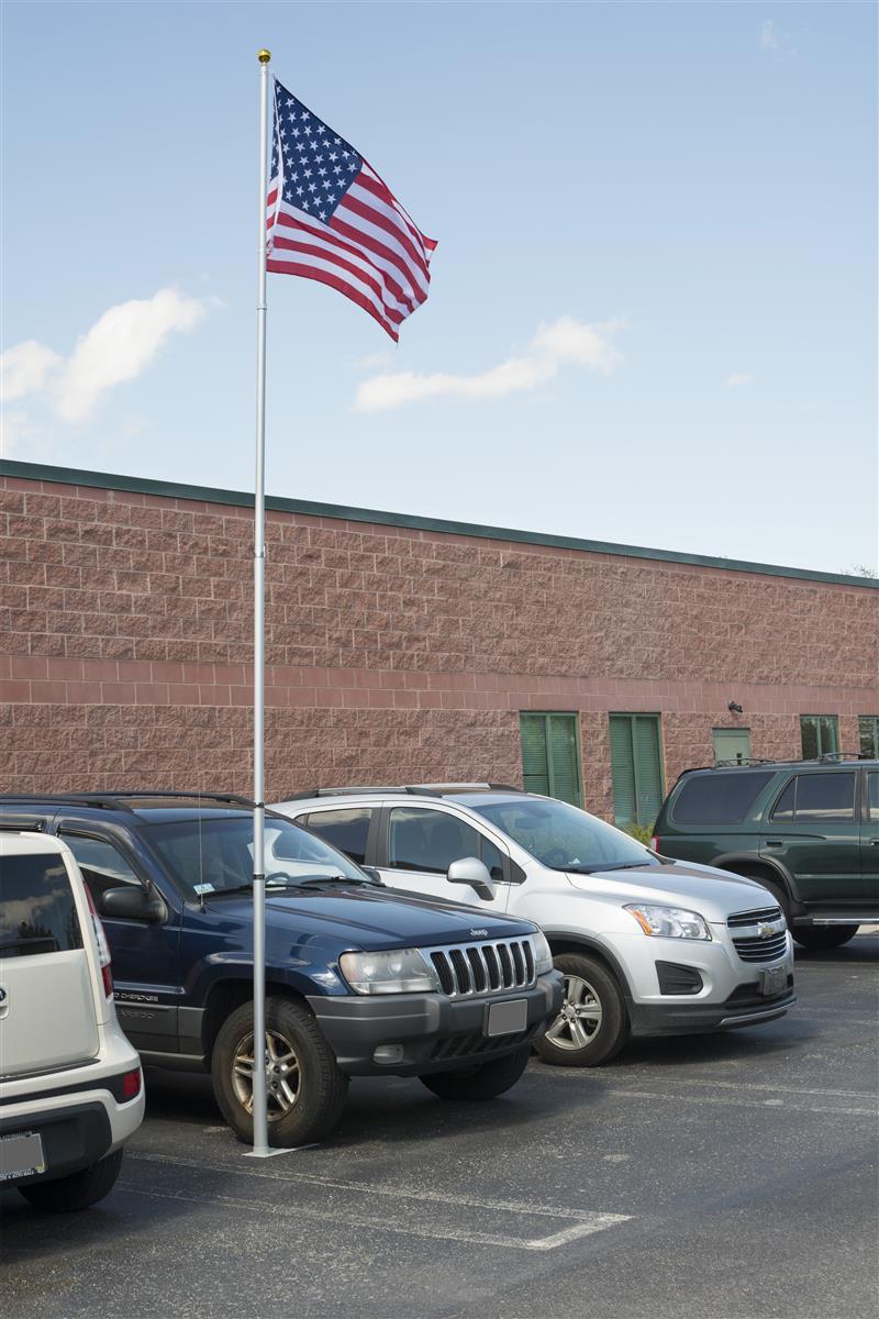 portable flagpole