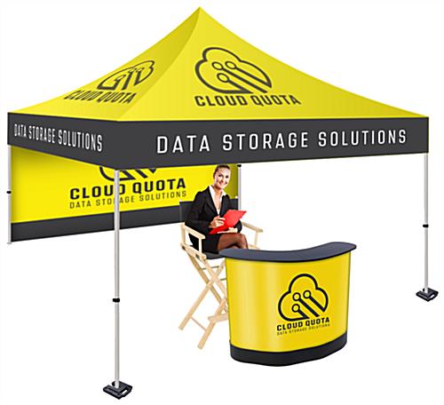 Outdoor tent and event counter kit for indoor or outdoor use