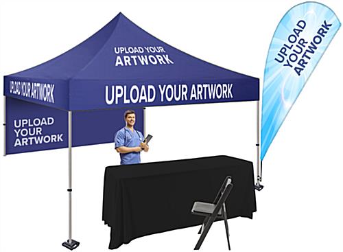 Advertising Canopy Tent and Table Kit | Custom UV Printing