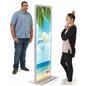 68 inch tall LED floor sign totem stand 