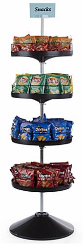 Large Spinning Tray Display Stand