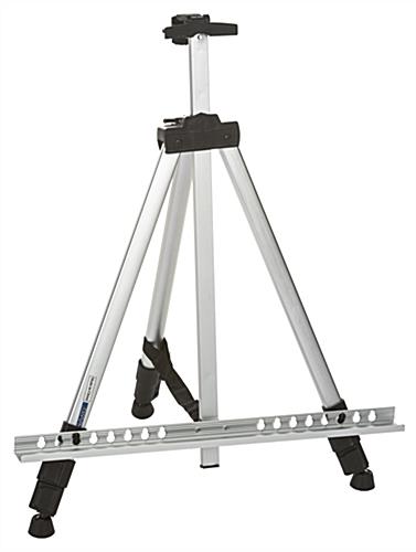 Height Adjustable Silver Telescoping Easel