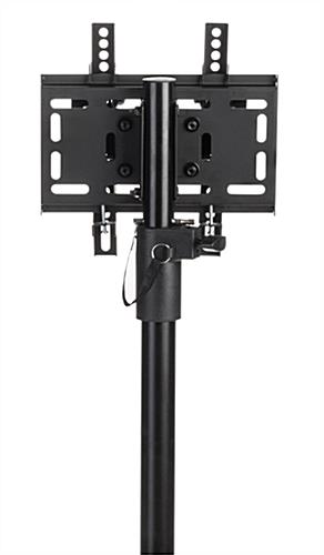 Universal bracket included with TV tripod mount