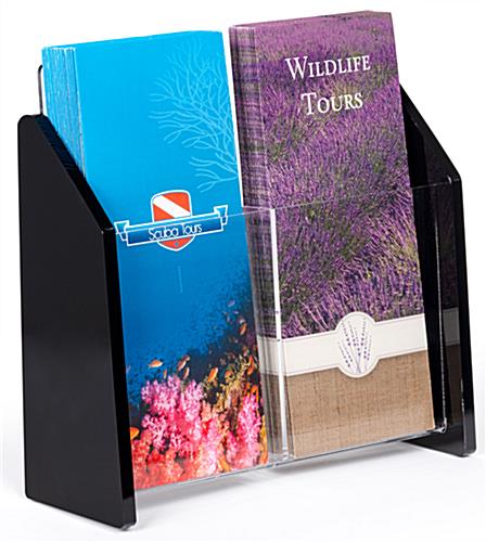 Office Brochure Holders | Leaflet Organizers with 3 Pockets