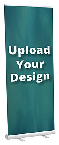 Custom printed retractable banners with full color custom printed graphics
