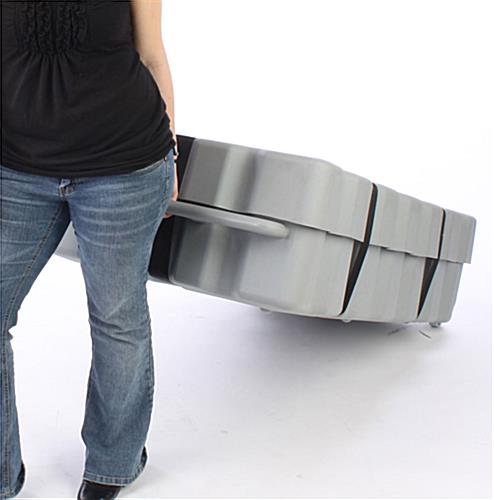 Trade Show Display Cases with Handles