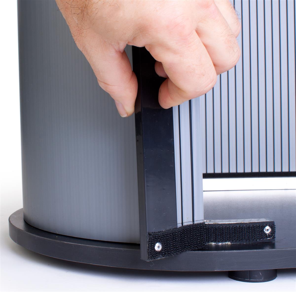 Curved Exhibit Counter | Custom Graphic Wrap Included