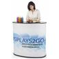 Curved Exhibit Counter for Trade Shows & Conventions