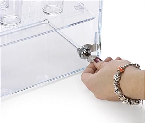 Locking Acrylic Counter Showcase