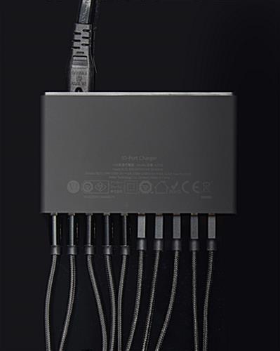 10 port charging hub for Lightening with Type C charging cables